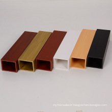 YUJIE hot sale 40x50mm WPC Timber Tubes from factory